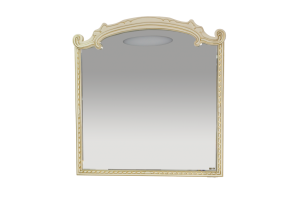 Зеркало Misty Элис 120 бежевое с золотом
