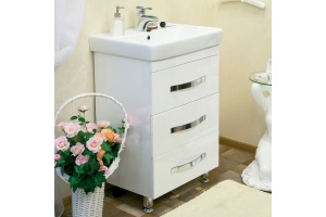 Тумба с раковиной Sanflor Одри 60/2 напольная