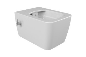 Унитаз подвесной с функцией биде Boheme Zen с крышкой белый глянцевый - 2