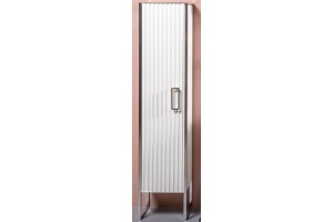 Шкаф-пенал Armadi Art Monaco L белый глянец - хром