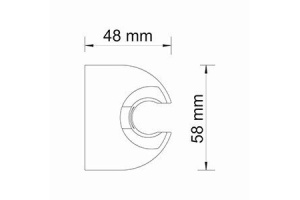 A223 Настенный держатель лейки - 3