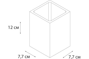 Стакан для зубных щеток FIXSEN Punto (FX-200-3) - 2
