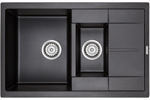 Мойка кухонная Paulmark Feste 77.5 черный матовый