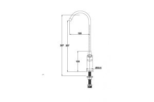 Кран Kaiser Mono P002 - 2
