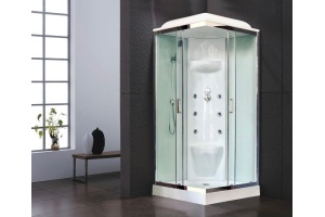  Душевая кабина Royal Bath HP 90х90 с гидромассажем стекло прозрачное - 2