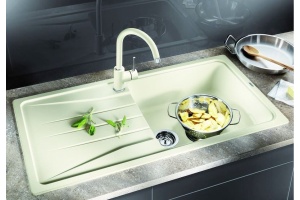 Смеситель для кухонной мойки Blanco Mida белый (524204) - 3