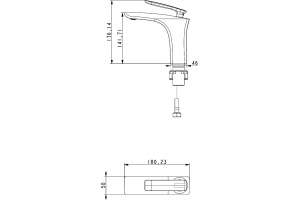 Смеситель для раковины Timo Helmi (4061/00-16F) - 3