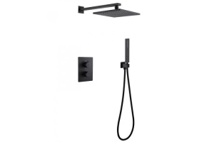 Душевая система Abber Weiss Insel черный, матовый (AF8051B)