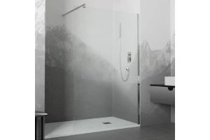 Душевая перегородка RGW Walk In WA-002 100х195 профиль хром стекло прозрачное