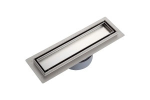 Душевой лоток Gappo хром 30 с решеткой под плитку