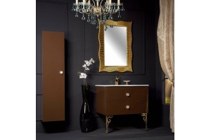 Шкаф - пенал Armadi Art NeoArt 35 подвесной темно - коричневый - 3