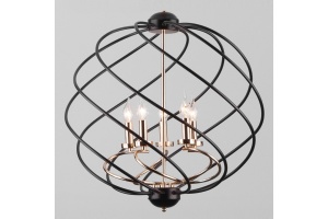 Подвесная люстра Eurosvet Sorrel 60105/5 черный