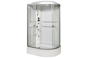 Душевая кабина L 120х80 с гидромассажем, электрикой (L520LGM+EL)