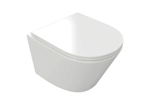 Подвесной унитаз Excellent Joker белый с сиденьем микролифт