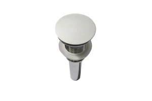  Донный клапан Vincea без перелива белый матовый 