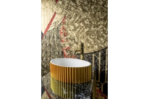 Раковина накладная Armadi Art Canale 50 глянец золото - 3