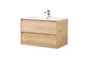 Тумба с раковиной BelBagno Kraft 100 светлое дерево - 2