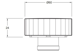 Ручка Jacob Delafon Grands Boulevards E25390-CP 2 шт. - 2