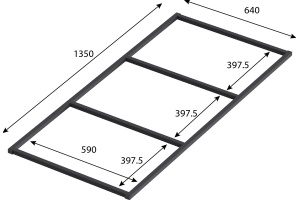 Ножки для душевого поддона Good Door Essentia 140x70 - 2