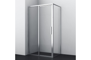 Душевой уголок Wasserkraft Lopau 120x90 L профиль хром стекло прозрачное