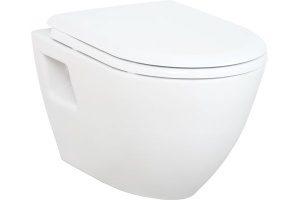 Чаша для унитаза подвесного Creavit TP325 с биде, белая
