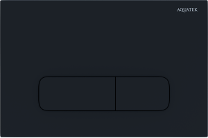 Кнопка смыва Акватек KDI-0000017 черная матовая