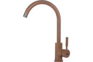 Смеситель для кухни Paulmark Holstein коричневый матовый