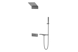 Душевой комплект Vincea Futura с термостатом сталь
