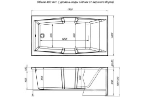Акриловая ванна Aquanet Vega 189.7x100.2 см (00204046) - 3