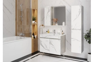 Комплект мебели Onika Марбл 75 мрамор/камень бетонный (107517) - 2