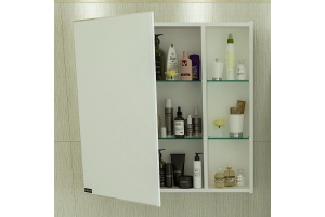 Зеркало-шкаф Санта Дублин 75 белый - 3