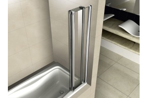 Шторка на ванну Cezares Pratico V5 120/140 C Cr - 3