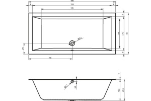 Акриловая ванна Riho Lugo Velvet 190x90 - 3
