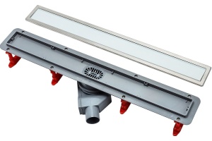 Душевой лоток Pestan Confluo Premium Line 850 белое стекло/сталь - 2