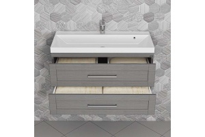 Тумба с раковиной Санта Венера 100 серый - 2
