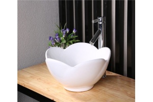 Раковина накладная Ceramalux N белый (9078) - 3