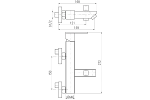 Смеситель для ванны с душем Rav Slezak Loira золото - 2