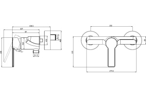 Смеситель для душа Villeroy & Boch Architectura TVS10300100061 - 2