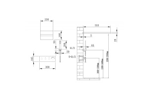 Душевая система Abber Rund с термостатом хром - 2