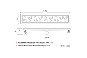 Душевой трап Gappo G85007-2 - 2