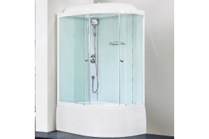 Душевая кабина Royal Bath BK 120x80 L профиль белый стекло прозрачное - 2