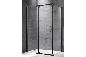 Душевой уголок Royal Bath HPVD 140х100 профиль черный стекло прозрачное