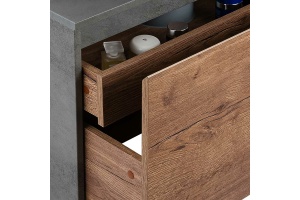 Тумба под раковину Vincea Chiara Mesa 60 серо-коричневая - 2