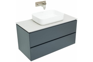 Тумба под раковину Allen Brau Infinity 100 черный матовый - 3