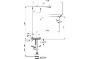 Смеситель для раковины Ideal Standard Cerafine черный матовый - 3