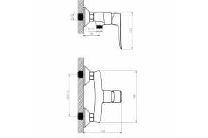 Смеситель для душа Agger Nice хром глянцевый - 3