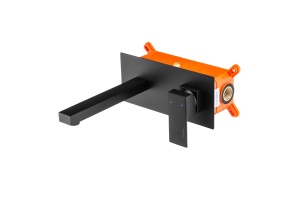 Swedbe Platta Смеситель для раковины встраиваемый в монтажном боксе, цвет: черный 5501B - 3