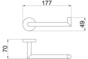 Держатель туалетной бумаги Allen Brau Priority черный матовый - 2