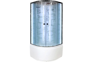 Душевая кабина Deto ЕМ 100х100 (EM4510NLED+GM) - 2