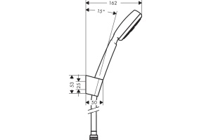 Душевой гарнитур Hansgrohe Crometta (26665400) - 2